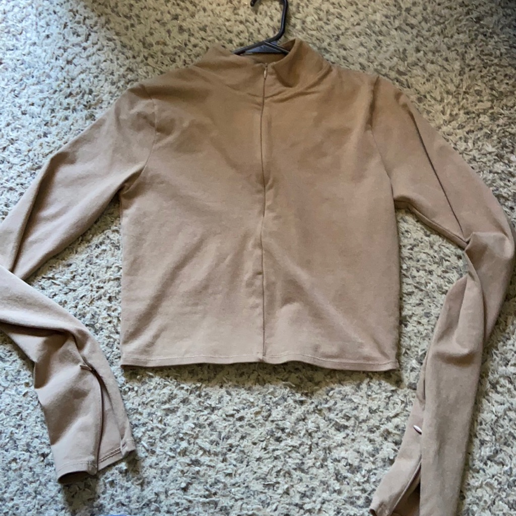 Good American Cropped Long Sleeves Shirt